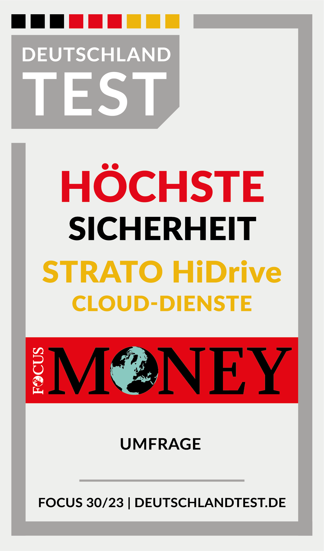Label : Focus Money Award pour une sécurité maximale
