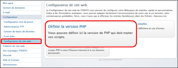 Changer la verstion PHP -1.png