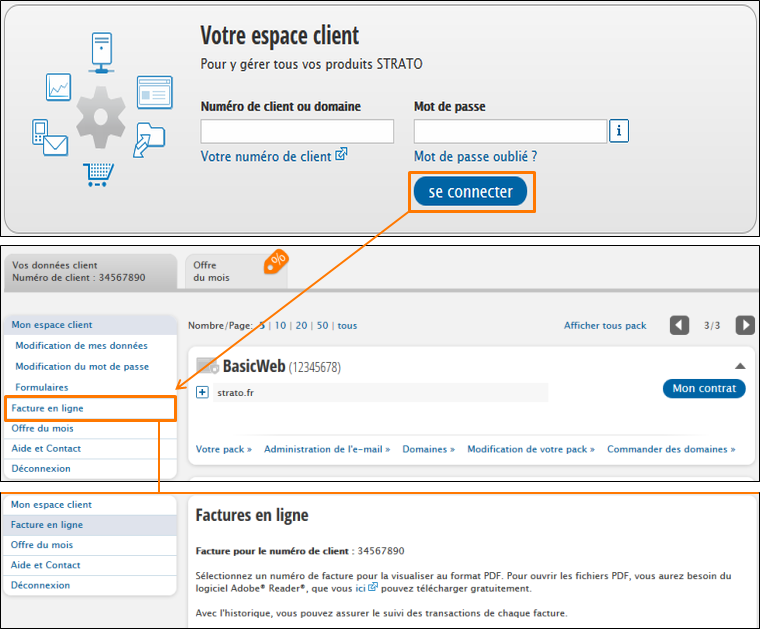 où trouver mes factures en ligne